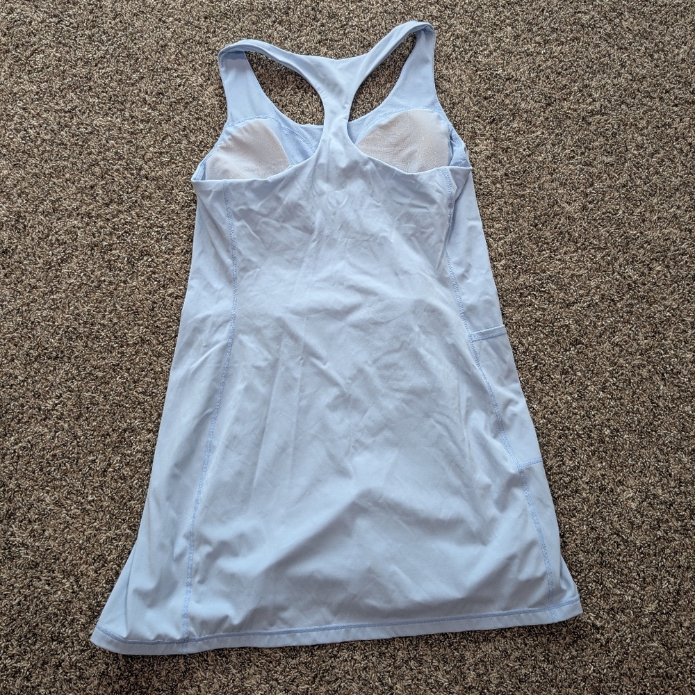 Sweaty Betty Light Blue Racerback Mini Dress - Picture 3 of 8